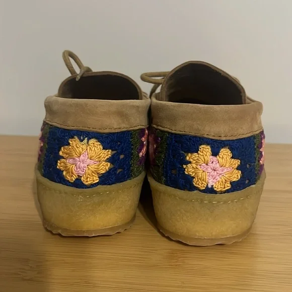 New Laidback London free people shoes size 9 boho crochet - Picture 3 of 8